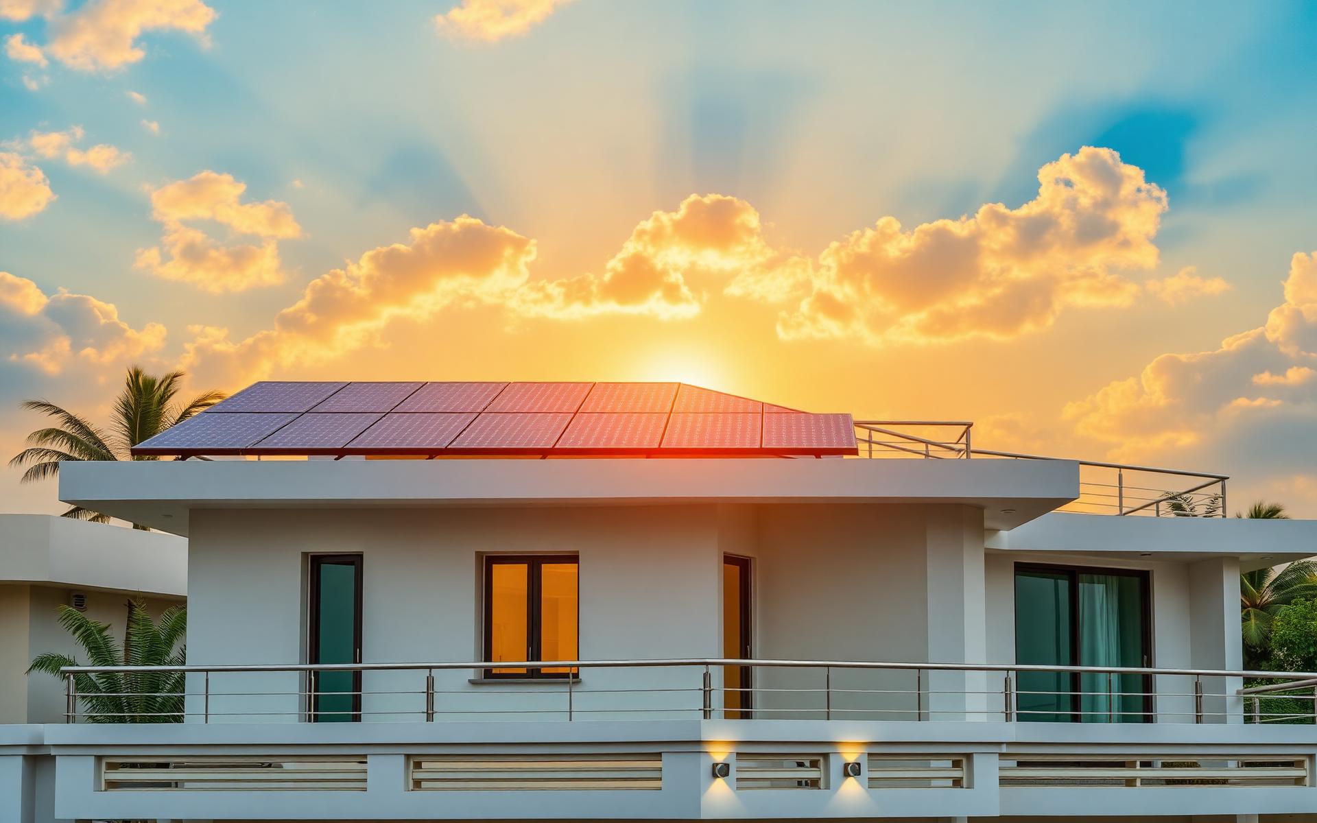 Rooftop solar installation in Lucknow